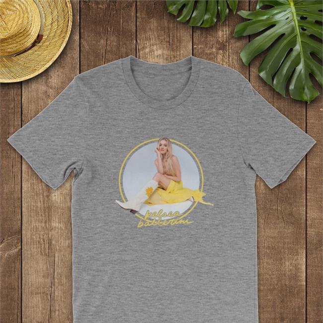 Kelsea Ballerini Yellow Ring Portrait Crewneck Sweatshirt Kelsea Ballerini Merch