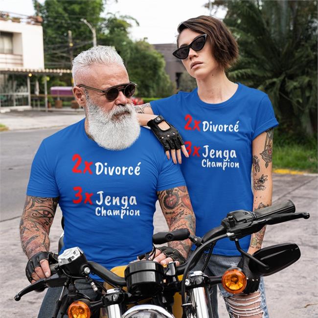 Shirts That Go Hard 2X Divorce 3X Jenga Champion T-Shirt Shirtsthtgohard 2X Divorce 3X Jenga Champion Shirt Shirts That Go Hard Shirtsthtgohard