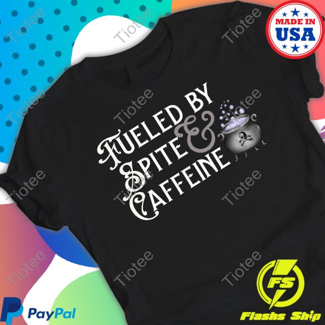 Charlie Knight Wearing Fueled By Spite & Caffeine Hoodie