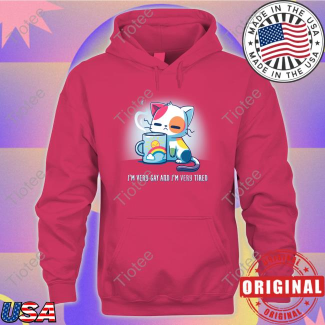 I'm Very Gay And I'm Very Tired Hoodie Sweatshirt