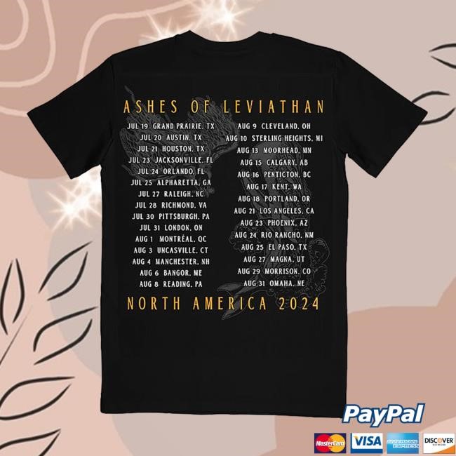Ashes of the Leviathan Itin Shirt Lamb Of God