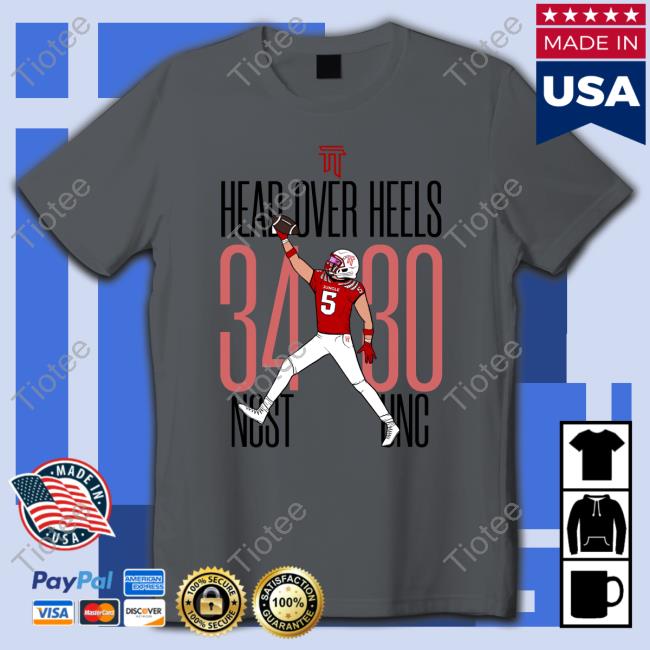 Head Over Heels Ncst Unc New Shirt Thayer Thomas