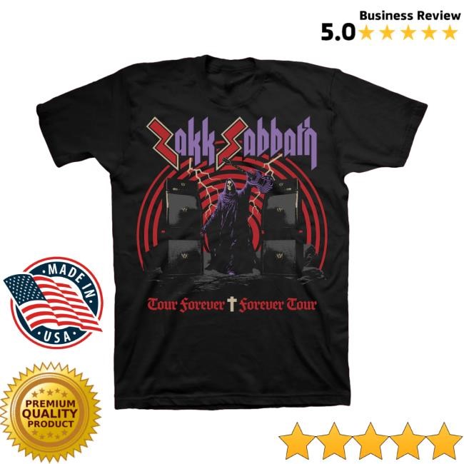 Tour Forever/ Forever Tour Date S/s Shirt Black Label Society Shop