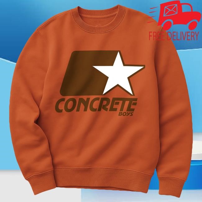 Official Lil Yachty Merch Concrete Boys Athletic Pullover Sweatshirt