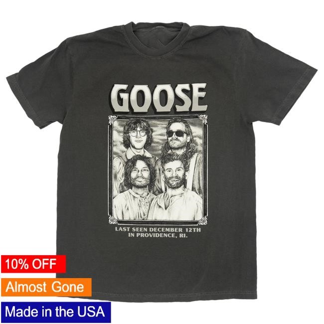 Official Goose The Band Merch Store Missing Goosemas Tshirt GooseTheBand