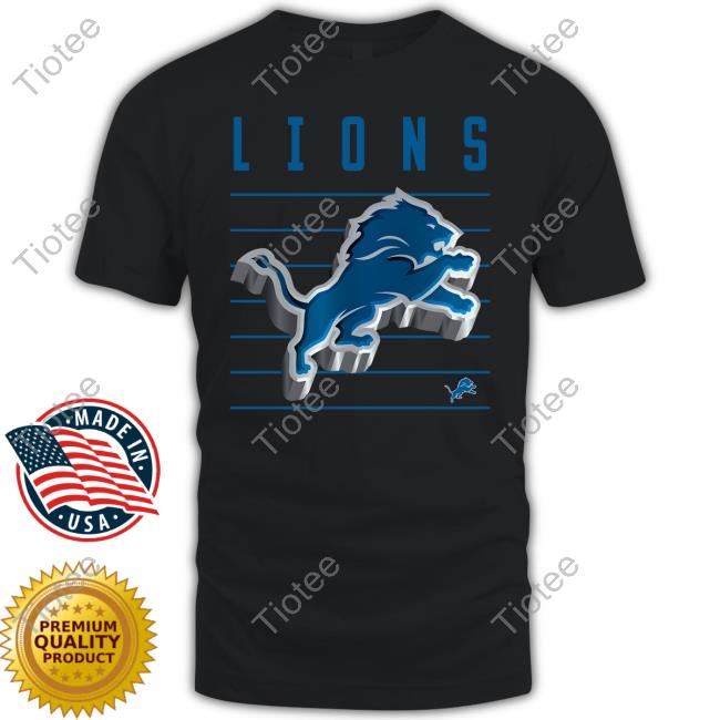 Detroit Lions Three Dimes Tee