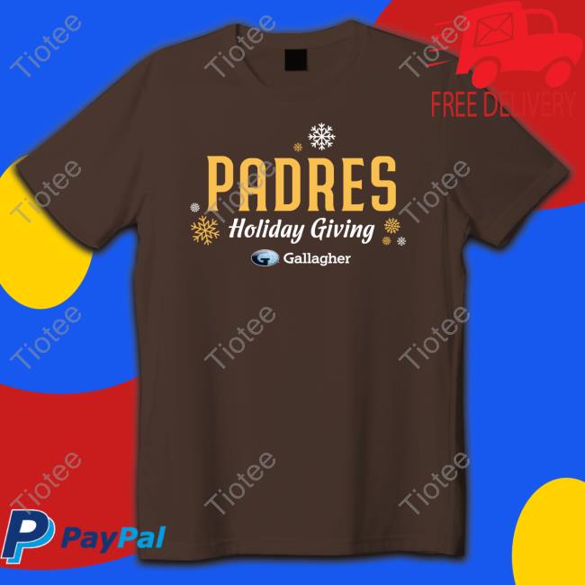 Padres Holiday Giving Gallagher T Shirt