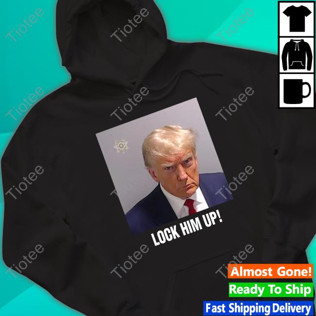 Trump Mugshot Lock Him Up Tee Shirt
