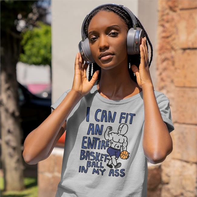 Bighomo Merch I Can Fit An Entire Basketball In My Ass Shirts Cream Of Dog