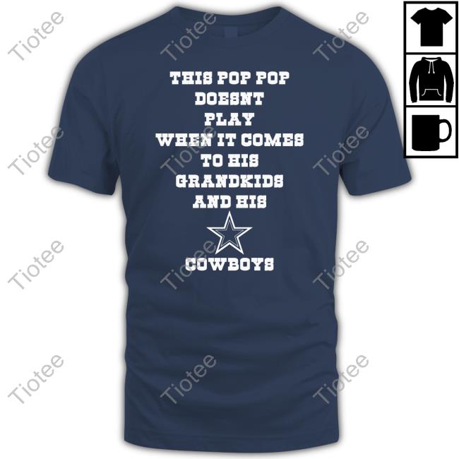 This Pop Pop Doesn't Play When It Comes To His Grandkids And His Cowboys Hoodie