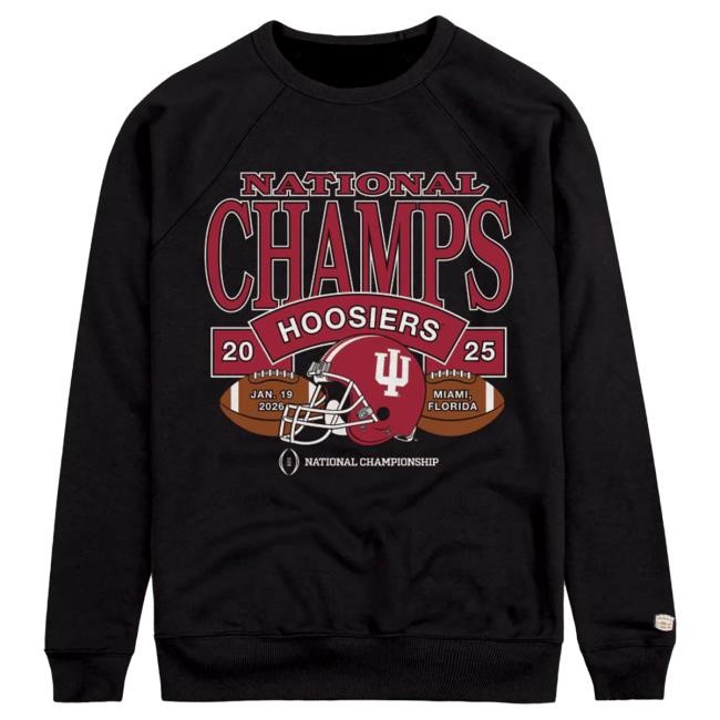 Victory Legacy Indiana Hoosiers NCAA Football National Champs Tee