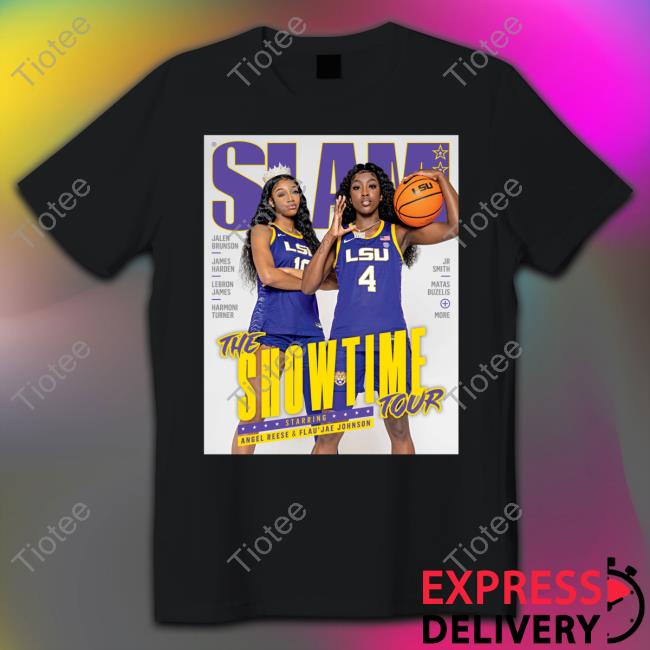 The Showtime Starring Angel Reese And Flau Jae Johnson Long Sleeve Tee Shirt