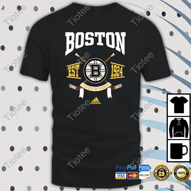 Boston The Hub Of Hockey T Shirt
