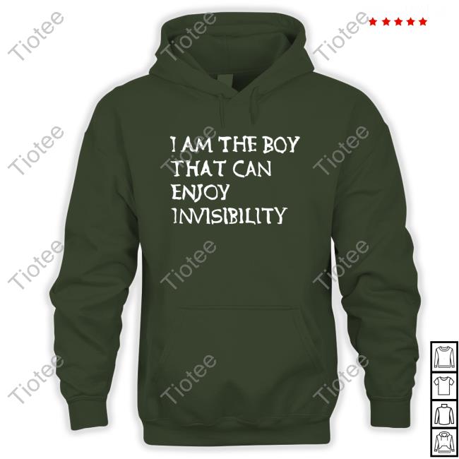 Official I Am The Boy That Can Enjoy Invisibility Tee
