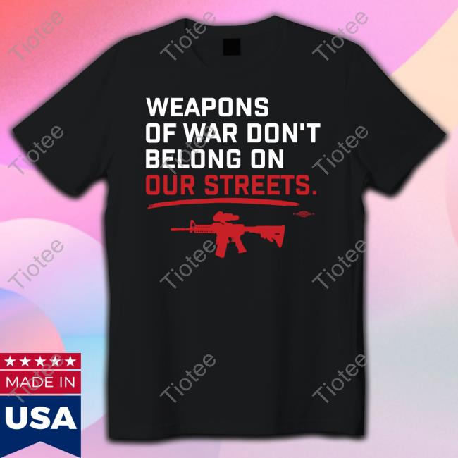 VoteVets PX Weapons Of War Don't Belong On Our Streets Crewneck Sweatshirt