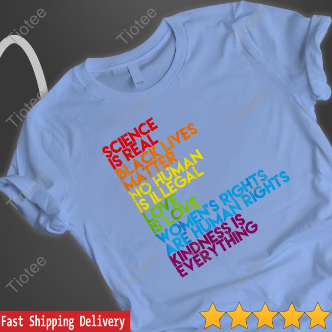 Science Is Real Black Lives Matter Tee