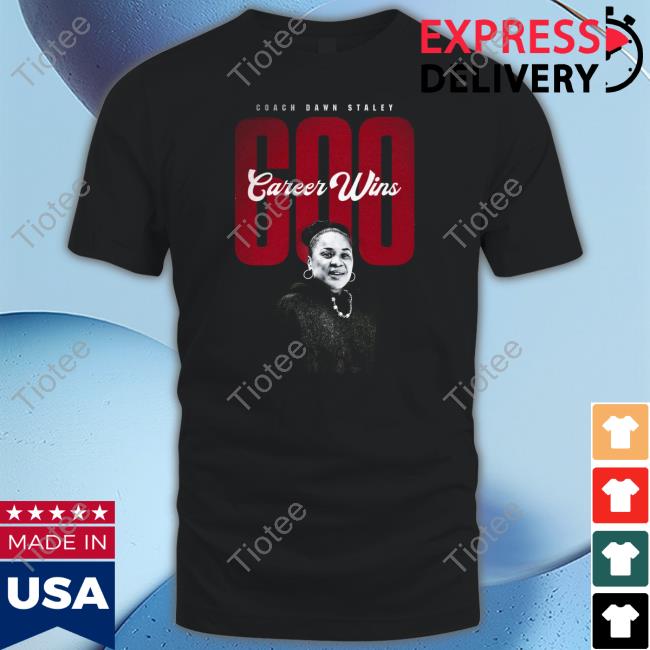 Official South Carolina Women's Basketball Coach Dawn Staley 600 Career Wins T-Shirts