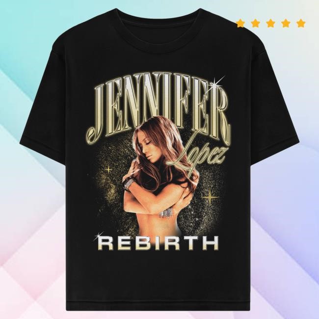 Official Jennifer Lopez JLO Rebirth Anniversary Tee