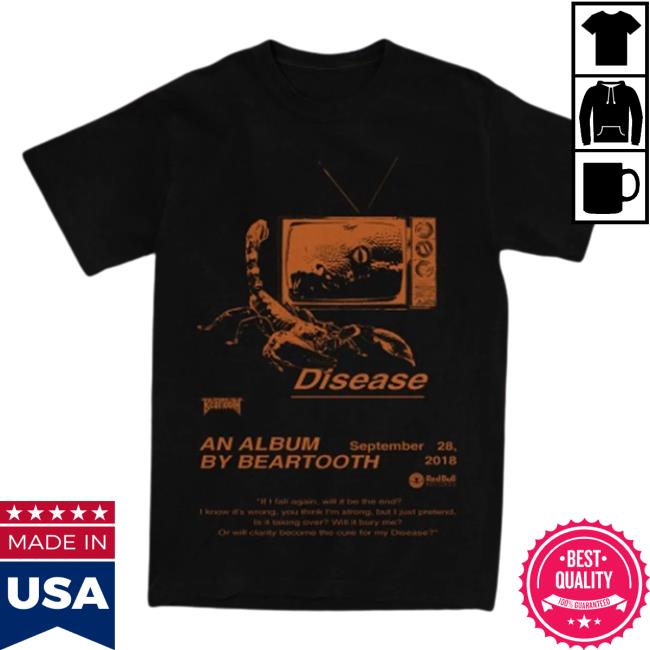 Official Beartooth Merch Beartooth Scorpion Tv Popover Shirt