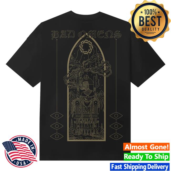 Official Sumerian Records Merch Store Bad Omens - Dethrone Black Attractive Shirt