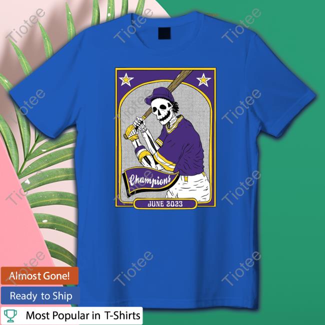 Official Barstool Sports Store Baseball Card Champions Tee