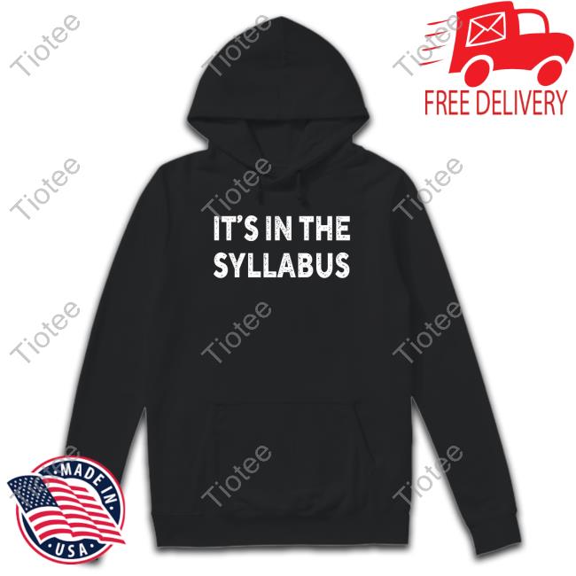 Official Dr Nneka D Dennie It's In The Syllabus Shirt