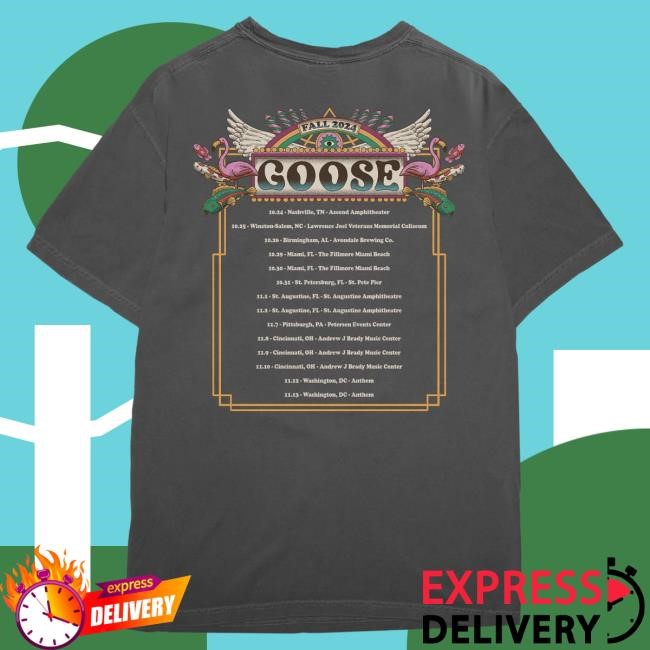 Official Goose The Band Merch Tiger Queen Tour Tshirt Goosetheband