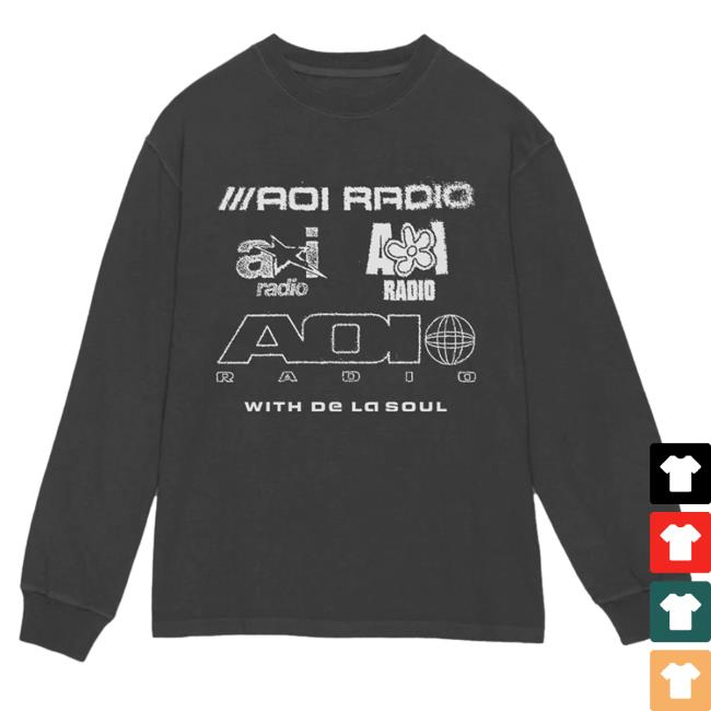 Aoi Radio With De La Soul Long Sleeve T-Shirts