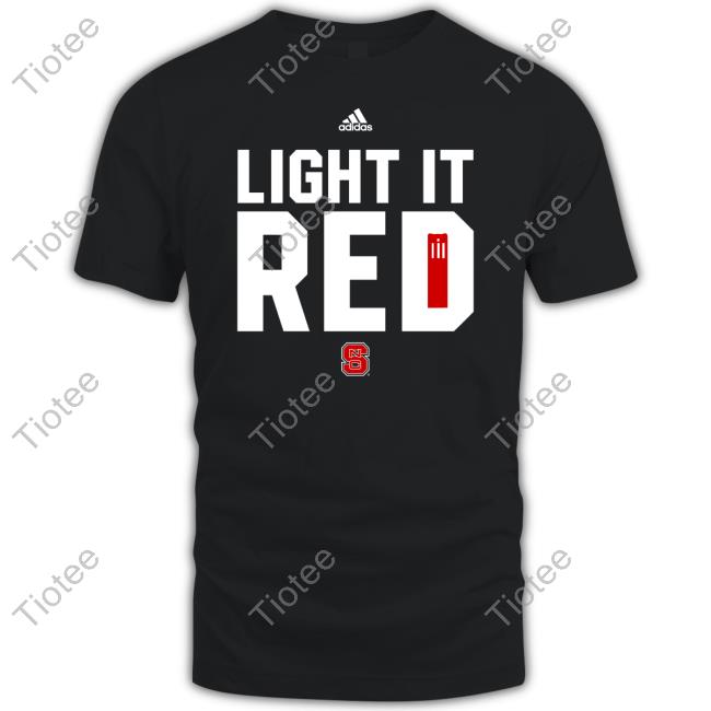 Dave Doeren Wearing Light It Red Tee North Carolina State