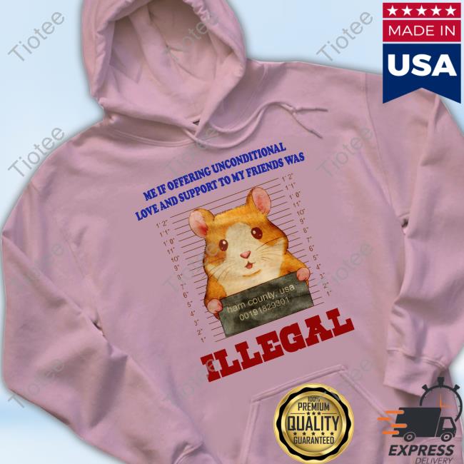 Official Me If Offering Unconditional Love And Support To My Friends Was Illegal Sweatshirt