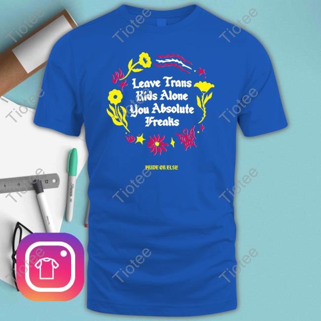 Leave Trans Kids Alone Absolute Freaks Floral Tank Top
