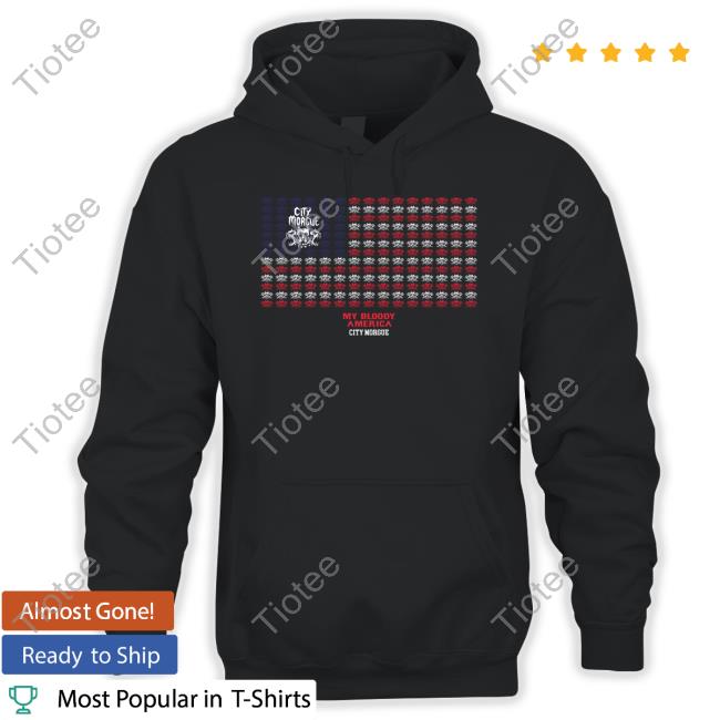 City Morgue My Bloody America Flag T Shirts