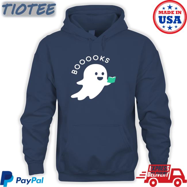 Kaitlyn Schiess Libros Fantasma Camiseta Booooks Hooded Sweatshirt