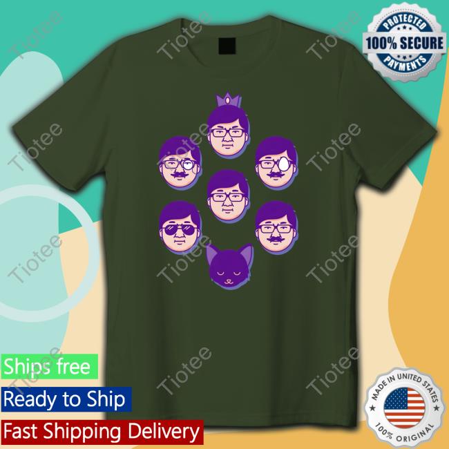 Official The Many Faces Shirt Long Sleeve Tee Shirt