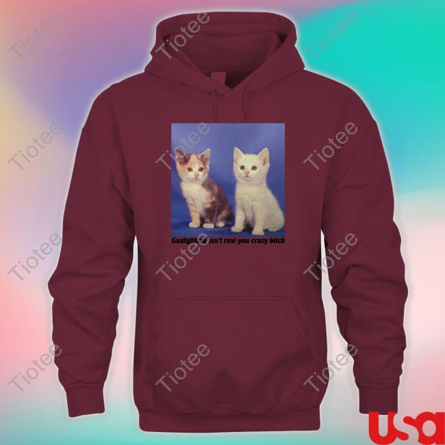 Gaslighting Isn't Real You Crazy Bitch Tee Shirts That Go Hard