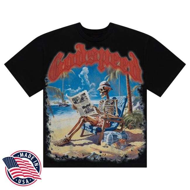 Official Godspeed Nyc Clothing Merch Permanent Vacation Hot Shirt (Black) Godspeed New York