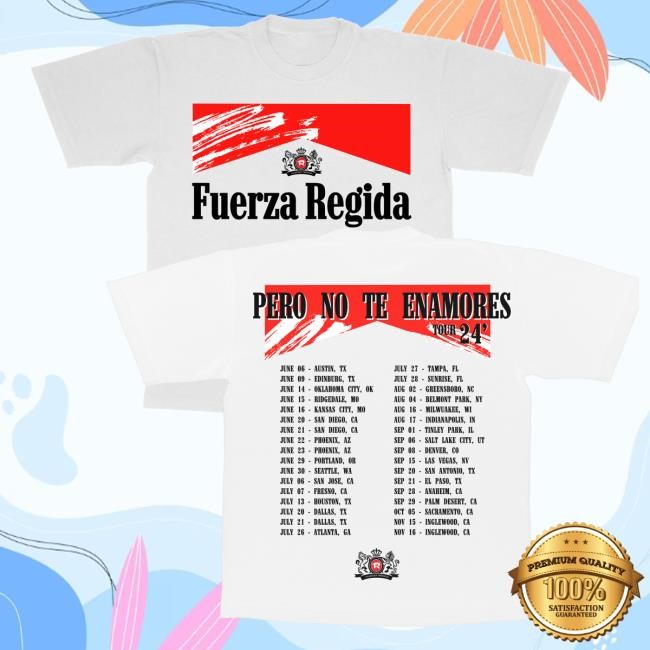 Official Fuerza Regida Merch Store Fr Tour Dates Retro Shirt Fuerzaregida Shop Clothing