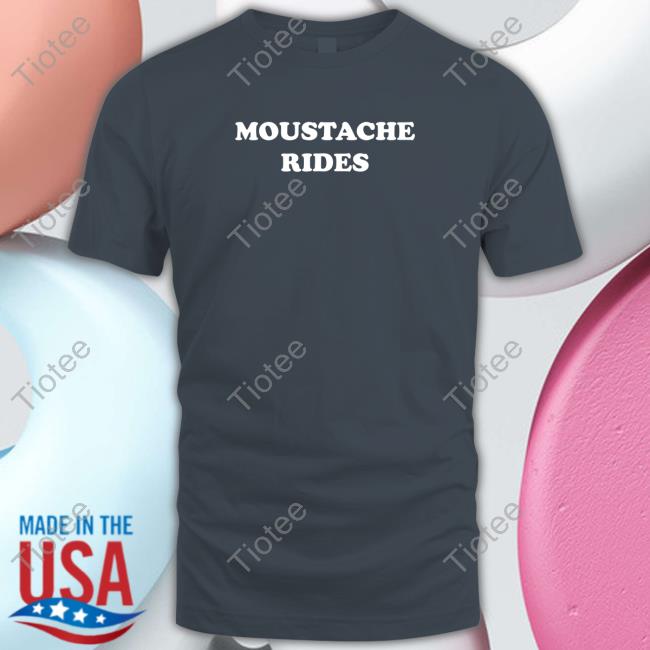 Official Moustache Rides Hoodie Sweatshirt