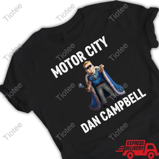 Motor City Dan Campbell T Shirts