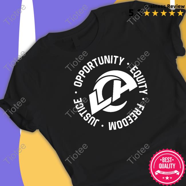 Los Angeles Rams Opportunity Equity Freedom Justice TankTop RamsNFL