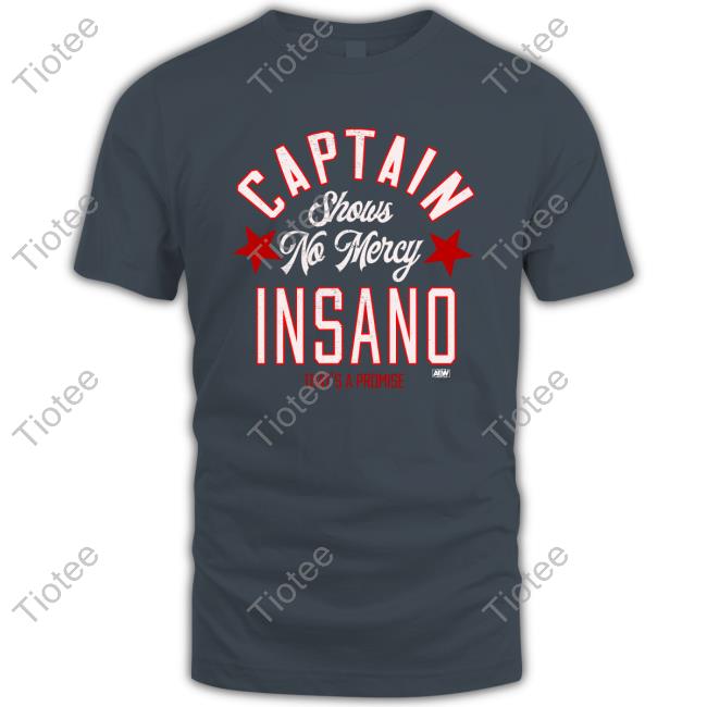 Captain Insano Shows No Mercy Hoodie All Elite Wrestling Merch