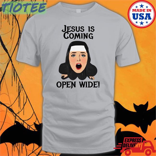 Jesus Is Coming Open Wide Hooded Sweatshirt