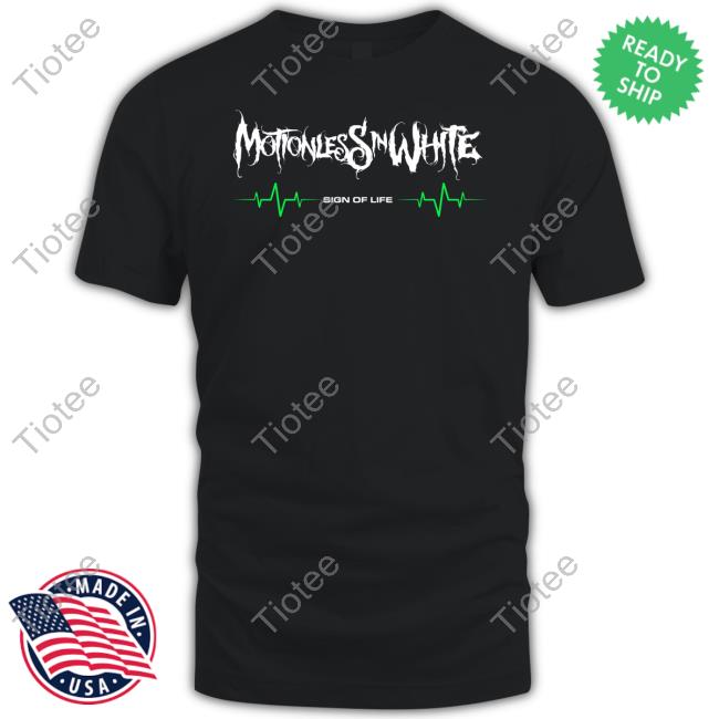 Rocksound Motionless In White Sign Of Life Tee Shirt