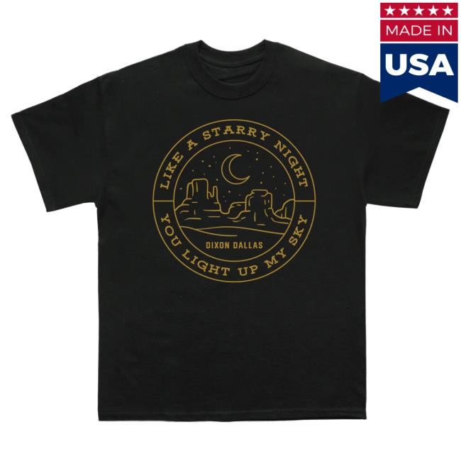 Official Dixon Dallas Merch Store Dixon Dallas Starry Night Attractive Shirt Dixondallas Philipdefranco Shop