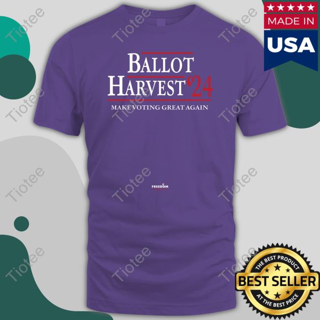 Freedom Speaks Up Merch Ballot Harvest 24 Make Voting Great Again Hoodie