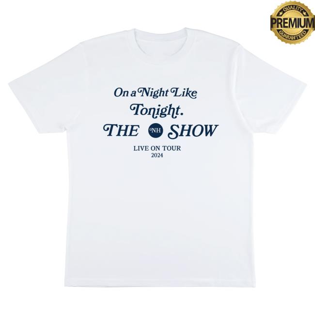 Official Niall Horan Merch Store On A Night Like Tonight Cities White Tee Niall Horan Clothing Shop