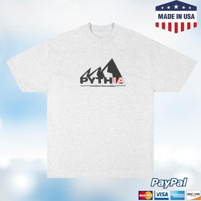 Official Pythia Clothing Pythia Outdoor Rec Tee - Heather Grey PythiaClothing