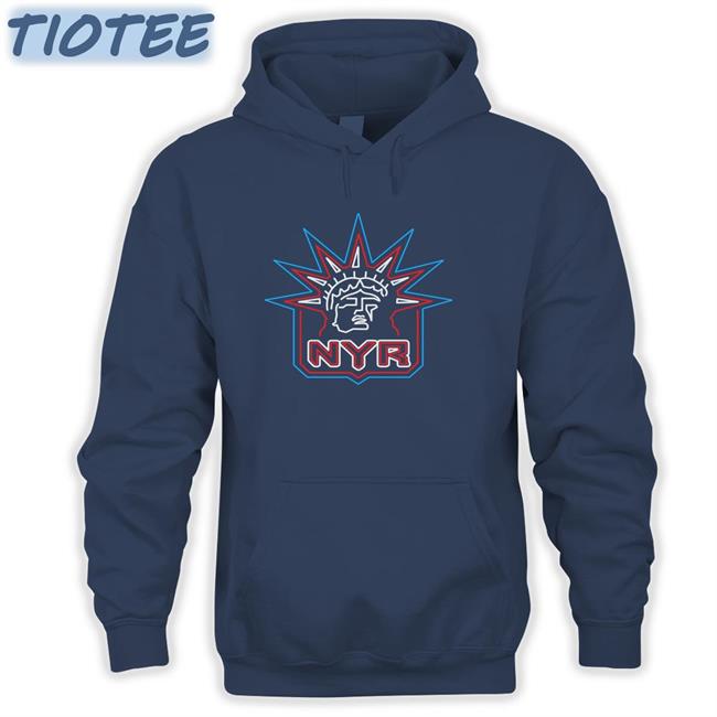 Athlete Logos Nyrangers New York Rangers Statue Of Liberty Jersey Neon Shirt
