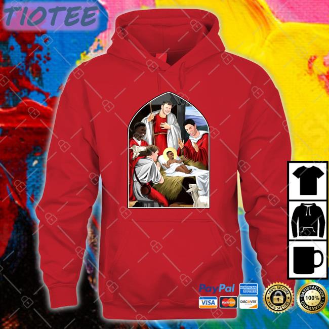 Arsenal Nativity Christmas Jumper Hoodie