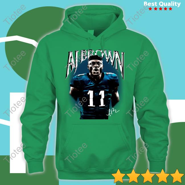 AJ Brown Shirt Dave Zangaro Quez Watkins AJ Brown Shirt Dave Zangaro